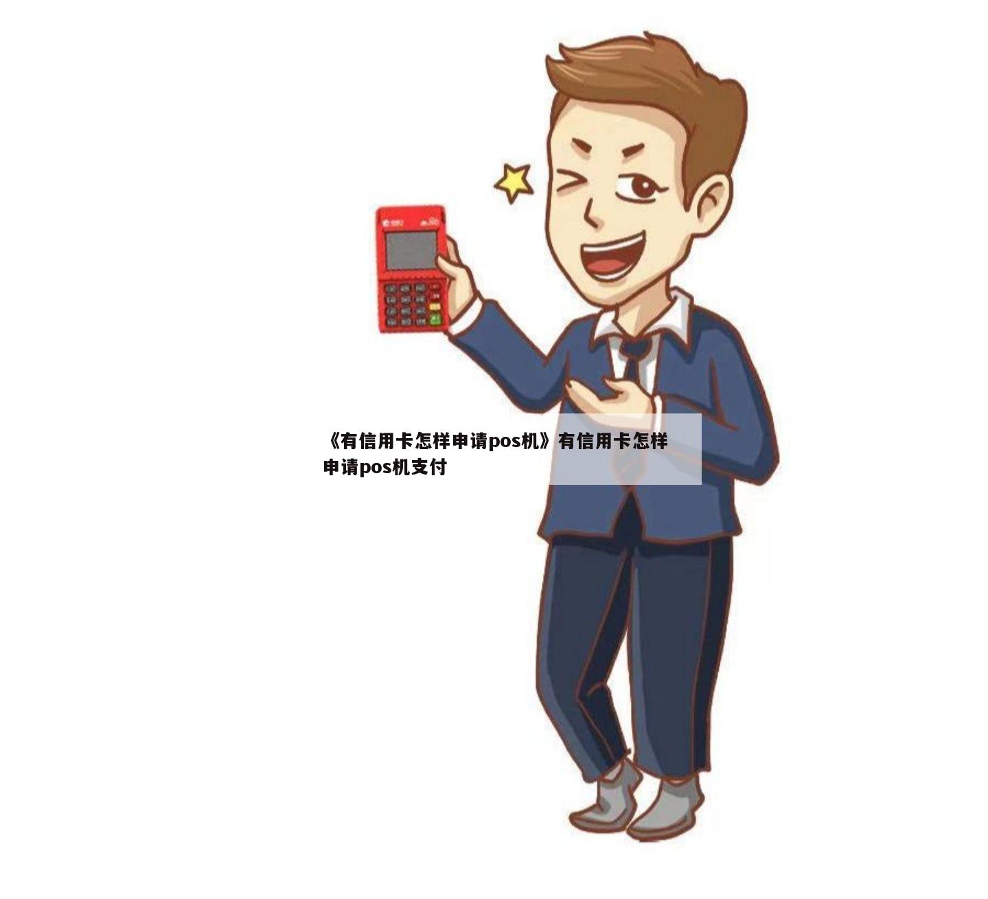 《有信用卡怎样申请pos机》有信用卡怎样申请pos机支付 第1张